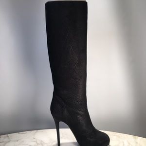 Vera wang Lavender pebble grain boots